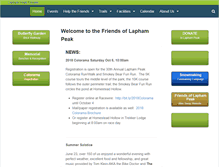 Tablet Screenshot of laphampeakfriends.org